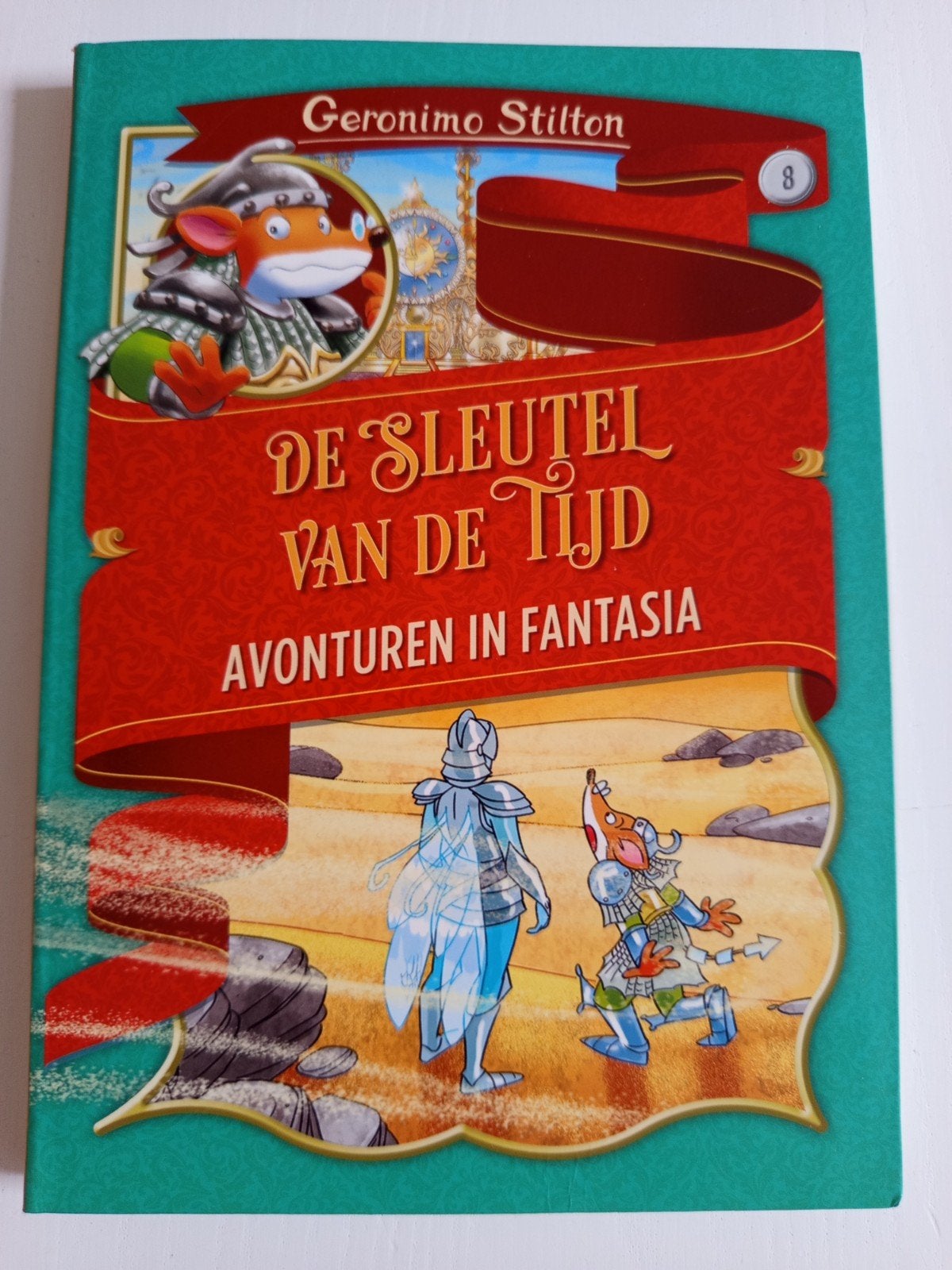Geronimo Stilton - De sleutel van de tijd, Geronimo Stilton, Fiction général, Comme neuf, Enlèvement