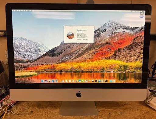 I Mac 27 inch High Sierra, Computers en Software, Apple Desktops, Ophalen, Gebruikt, 2 tot 3 Ghz, 8 GB