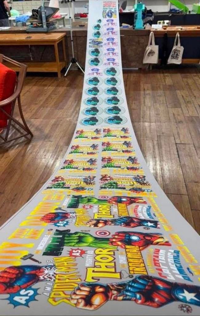 Dtf transfers per meter, Hobby & Loisirs créatifs, Articles de fête, Enlèvement ou Envoi, Neuf
