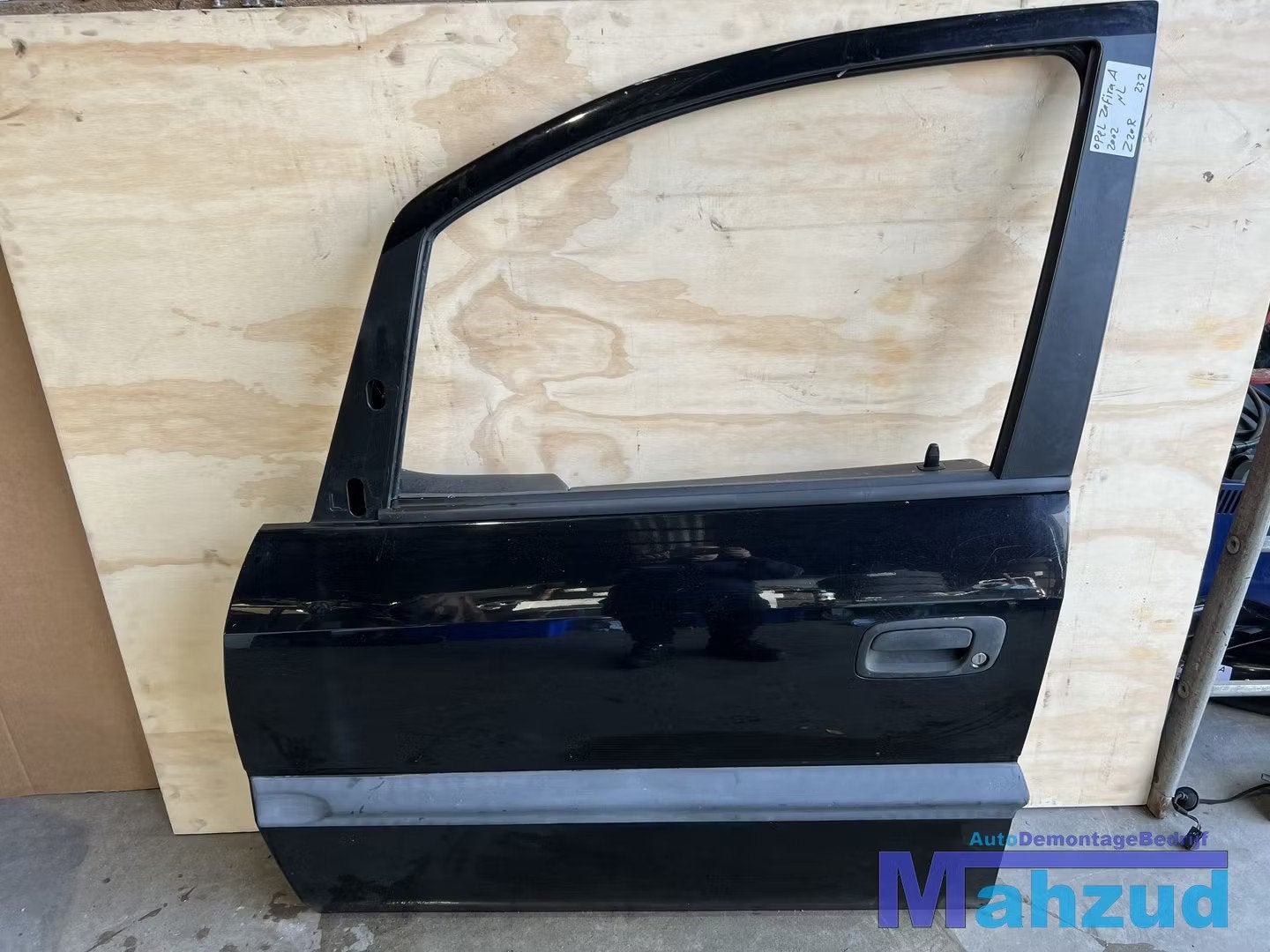 OPEL ZAFIRA A Zwart Z20R Links voor deur portier 1998-2005, Auto-onderdelen, Gebruikt, Deur, Opel Automobile GmbH, Kontakt@opel-infoservice.de