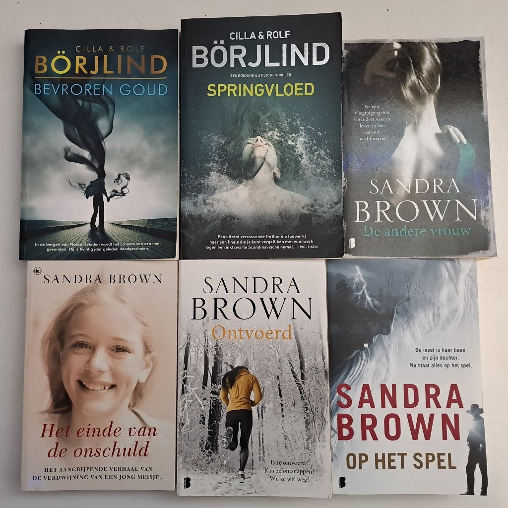 Thrillers & Detective & Oorlog (5), Enlèvement ou Envoi, Utilisé