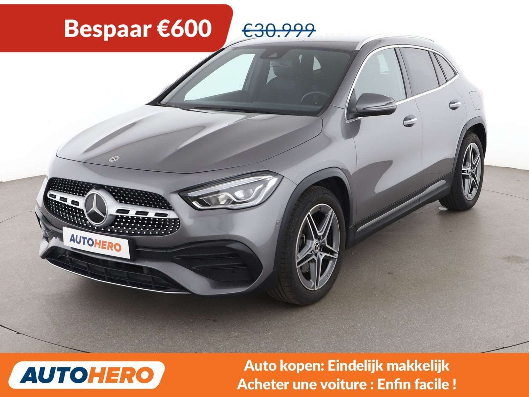 Mercedes-Benz GLA 200 GLA 200 AMG Line (automatique), Euro 6, Noir, 1485 kg, 5 places