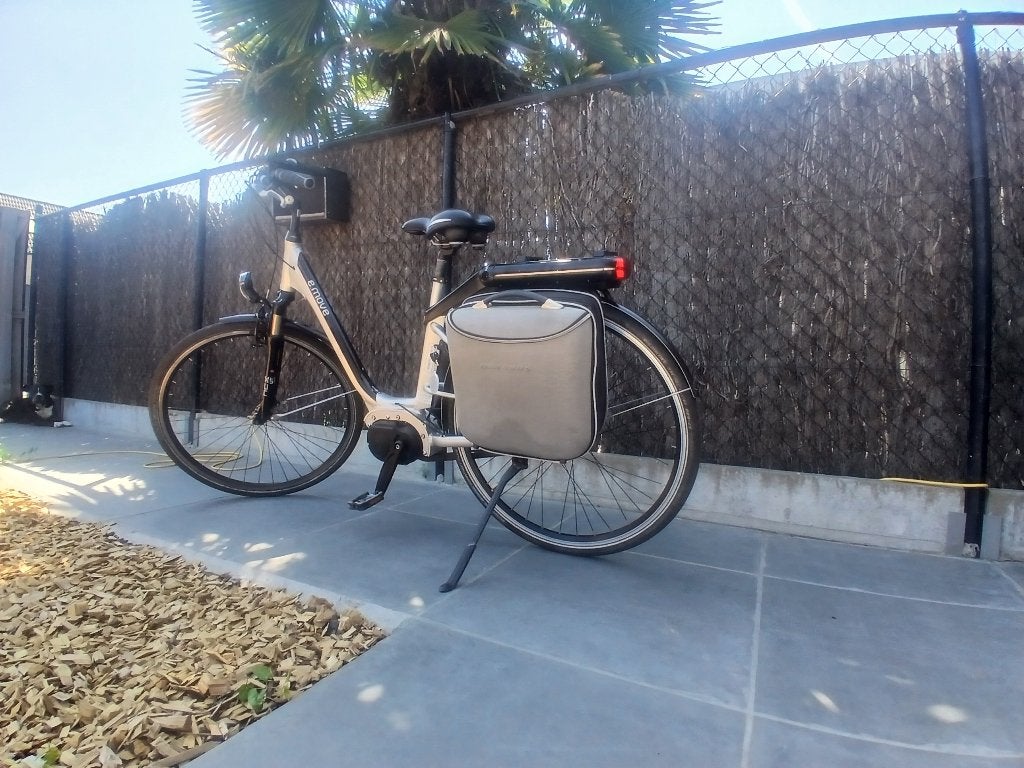 Elektrische fiets dames midden motor, Fietsen en Brommers, Ophalen, Zo goed als nieuw