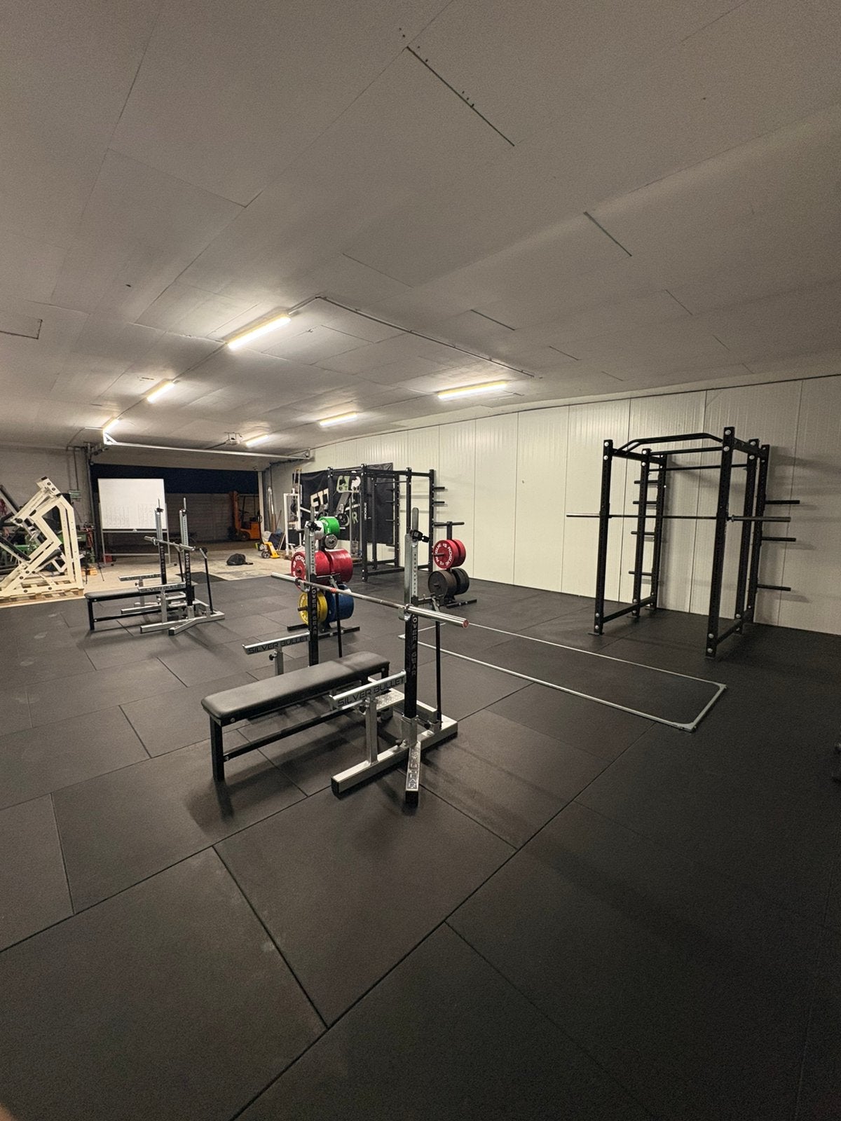 Pro interlock rubber tiles 100x100x2, Sport en Fitness, Ophalen