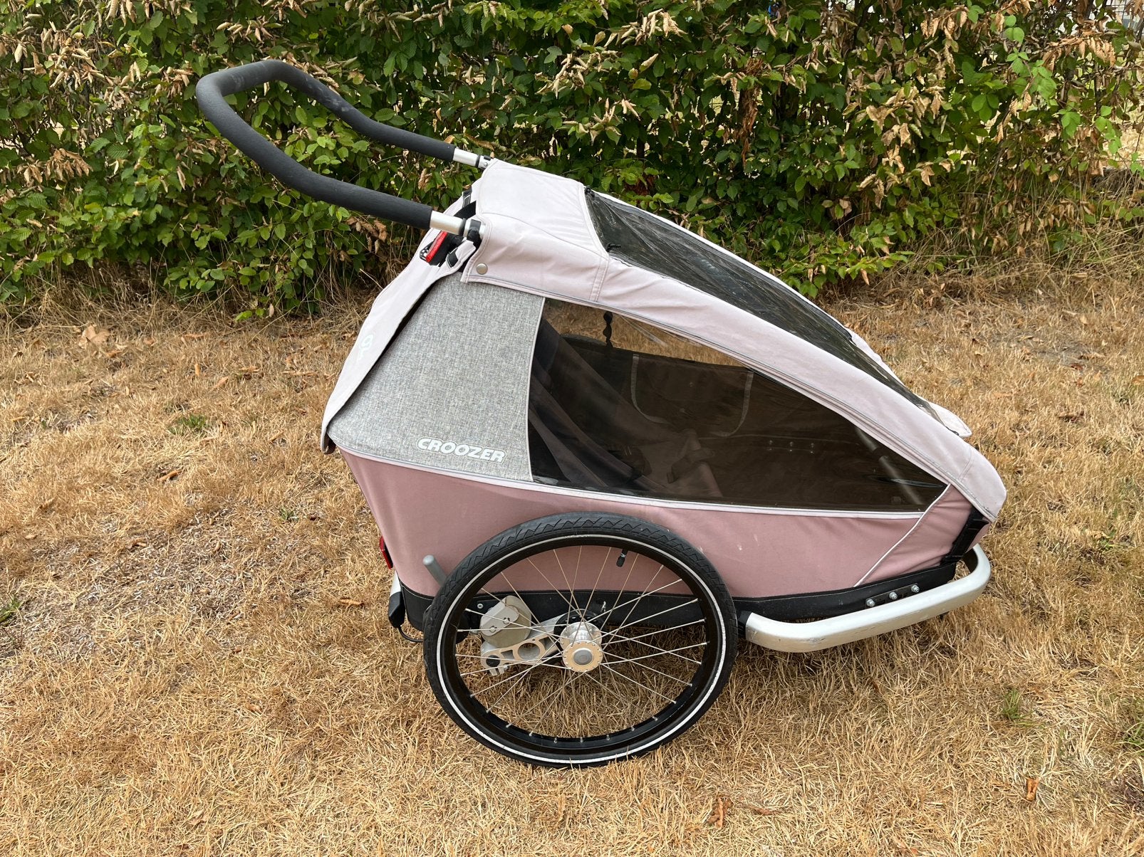 Fietskar Croozer kid keeke 2, Fietsen en Brommers, Ophalen, Gebruikt, Opvouwbaar, Kinderkar