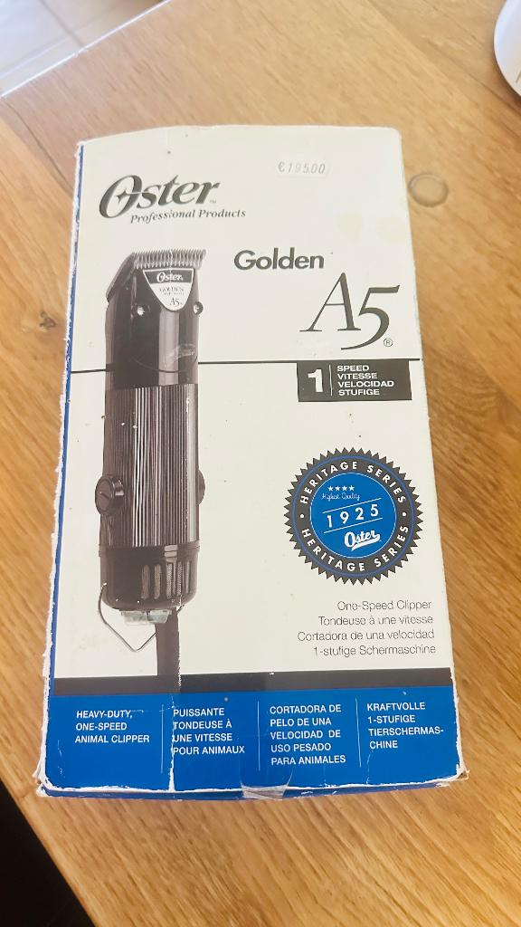 Tondeuse Oster Golden A5, Animaux & Accessoires, Enlèvement, Utilisé