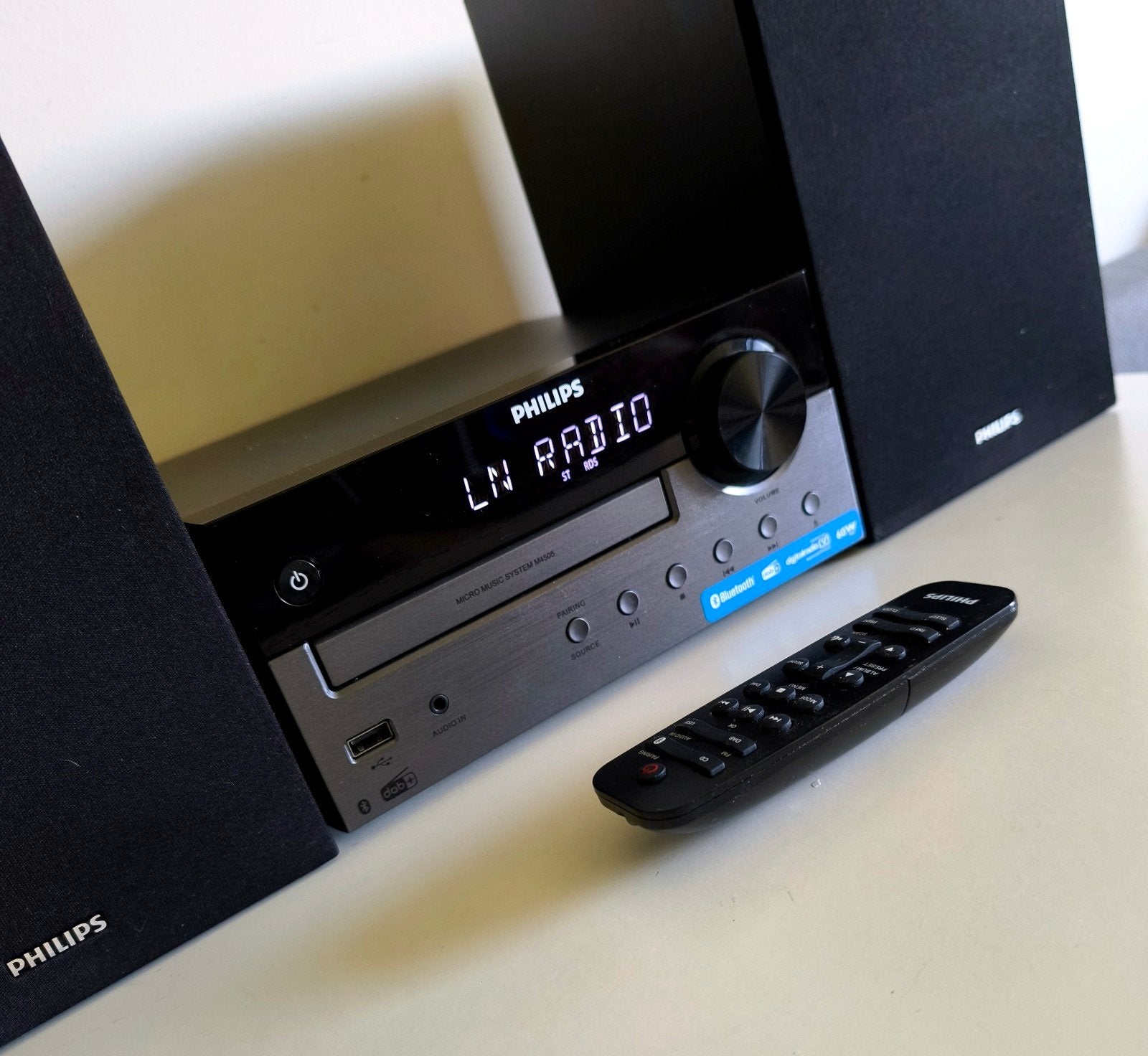 Philips-stereo: DAB+/ Bluetooth/USB/CD/FM/Jack-in tv, Audio, Tv en Foto, Stereoketens, Tuner of Radio, Ophalen of Verzenden, Zo goed als nieuw