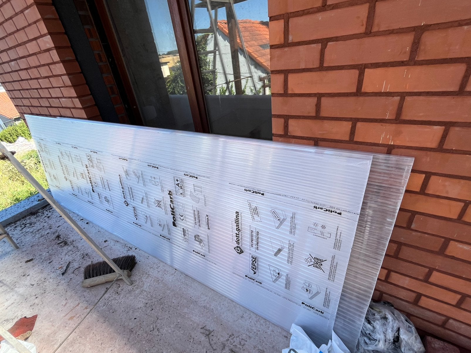 1x Panneau polycarbonate neuf 240cm, Enlèvement, Neuf