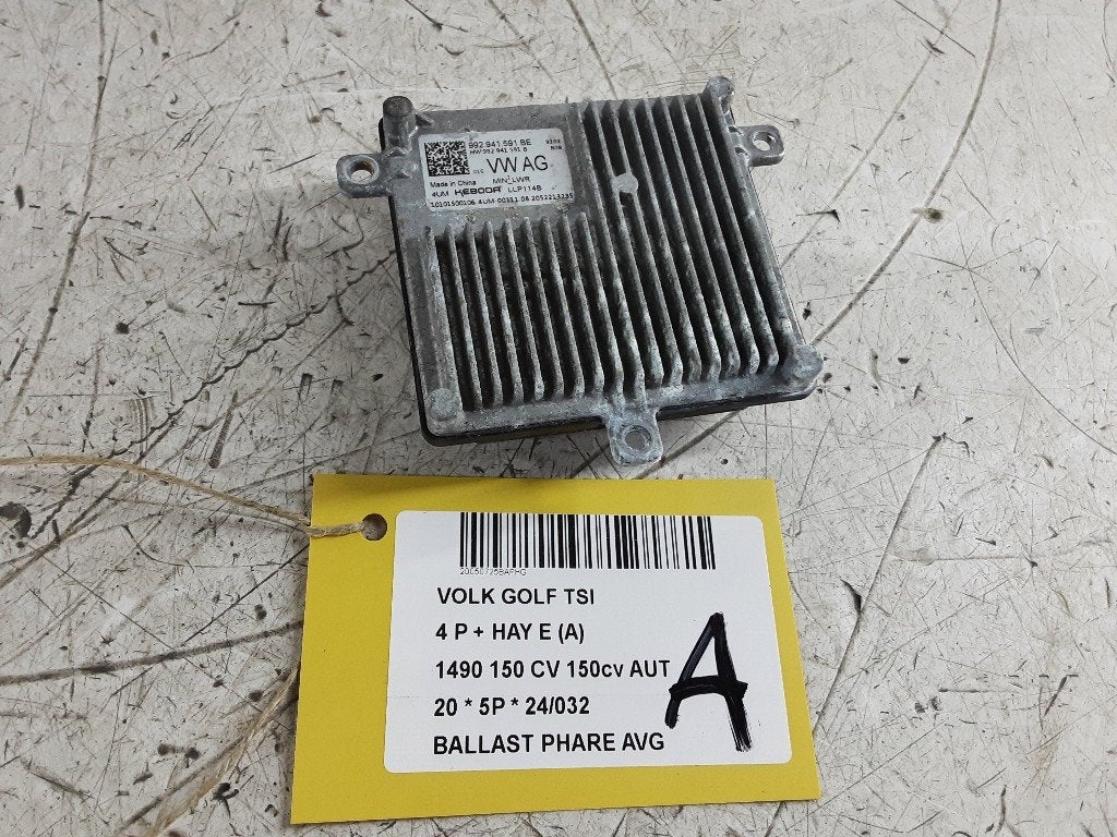 BALLAST DE PHARE XENON GAUCHE Golf VII (AUA) (992941591BE), Autos : Pièces & Accessoires, Volkswagen, Volkswagen AG, Utilisé, Kundenbetreuung@volkswagen.de