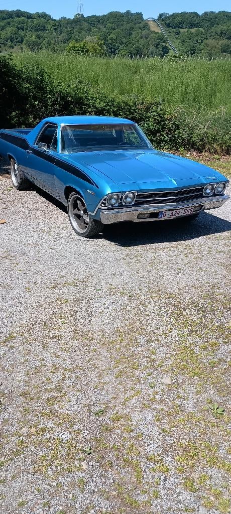 Chevrolet El Camino 1969, Cuir, Achat, Chevrolet, Noir