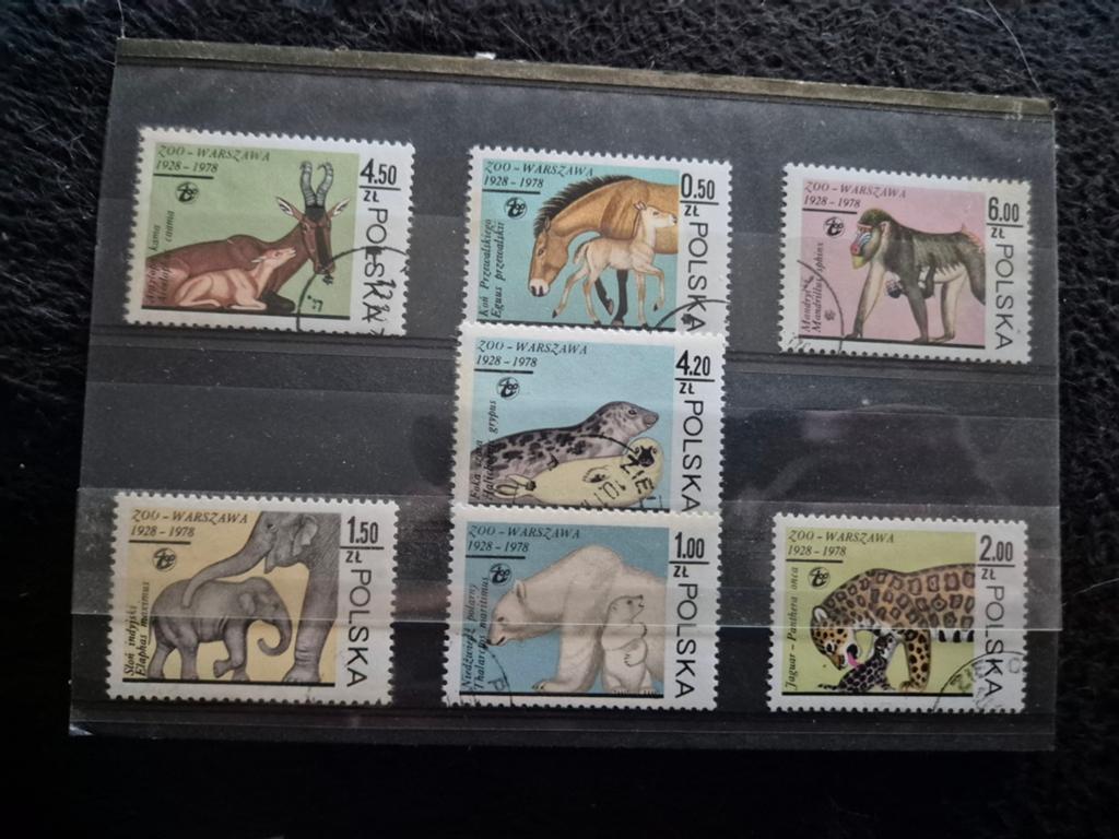 Postzegels dieren polska, Ophalen of Verzenden