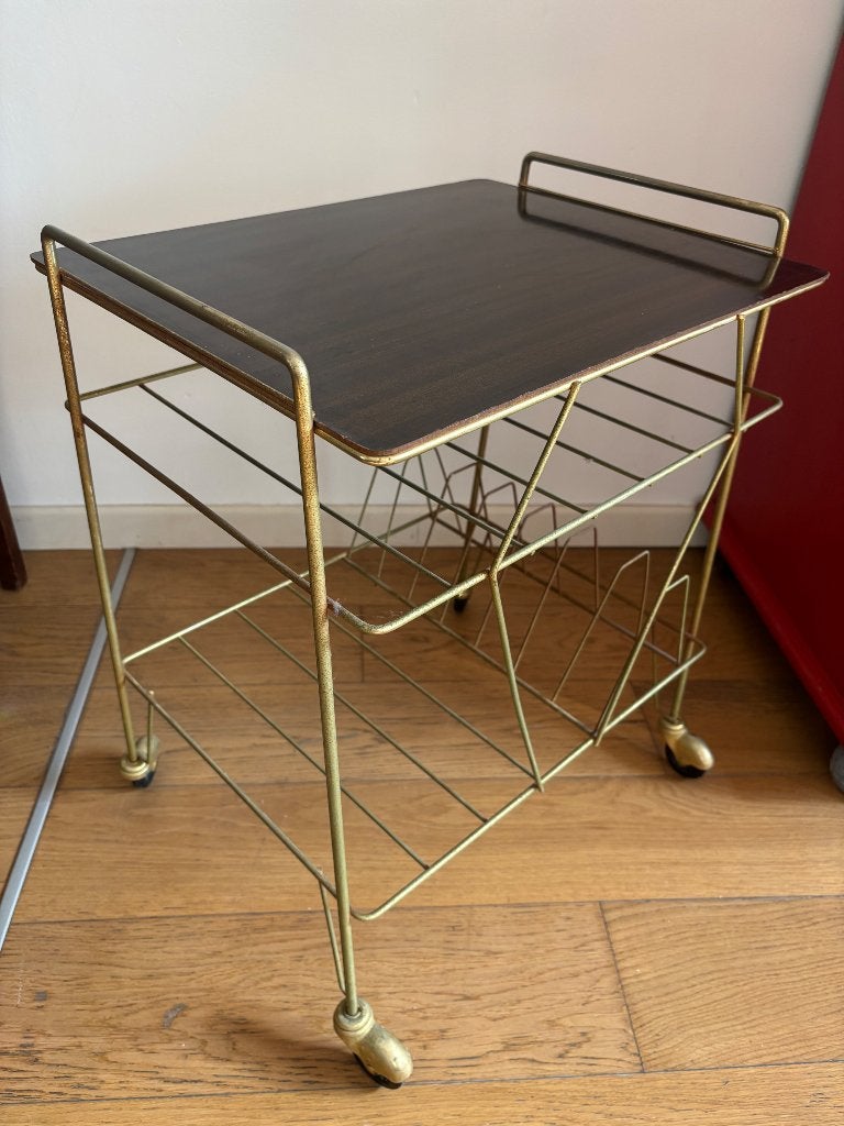 Vintage platentafel op vinyl, Ophalen, Enkel, Overige merken