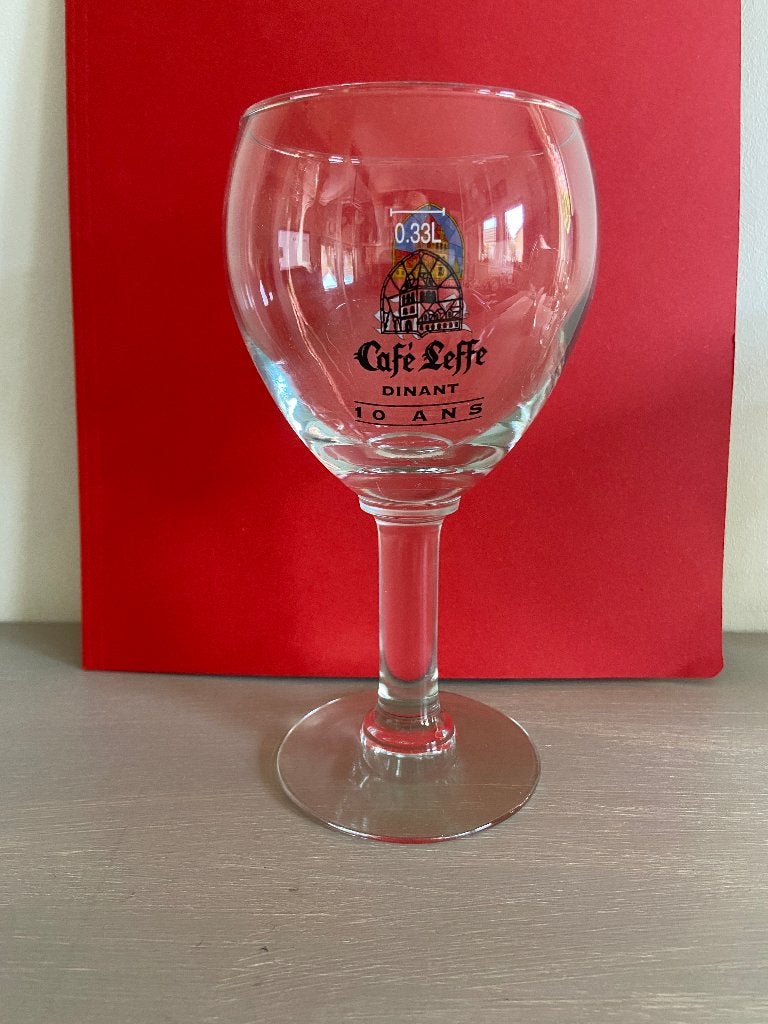 Verre LEFFE Café Dinant, Collections, Enlèvement, Comme neuf, Verre ou Verres, Leffe