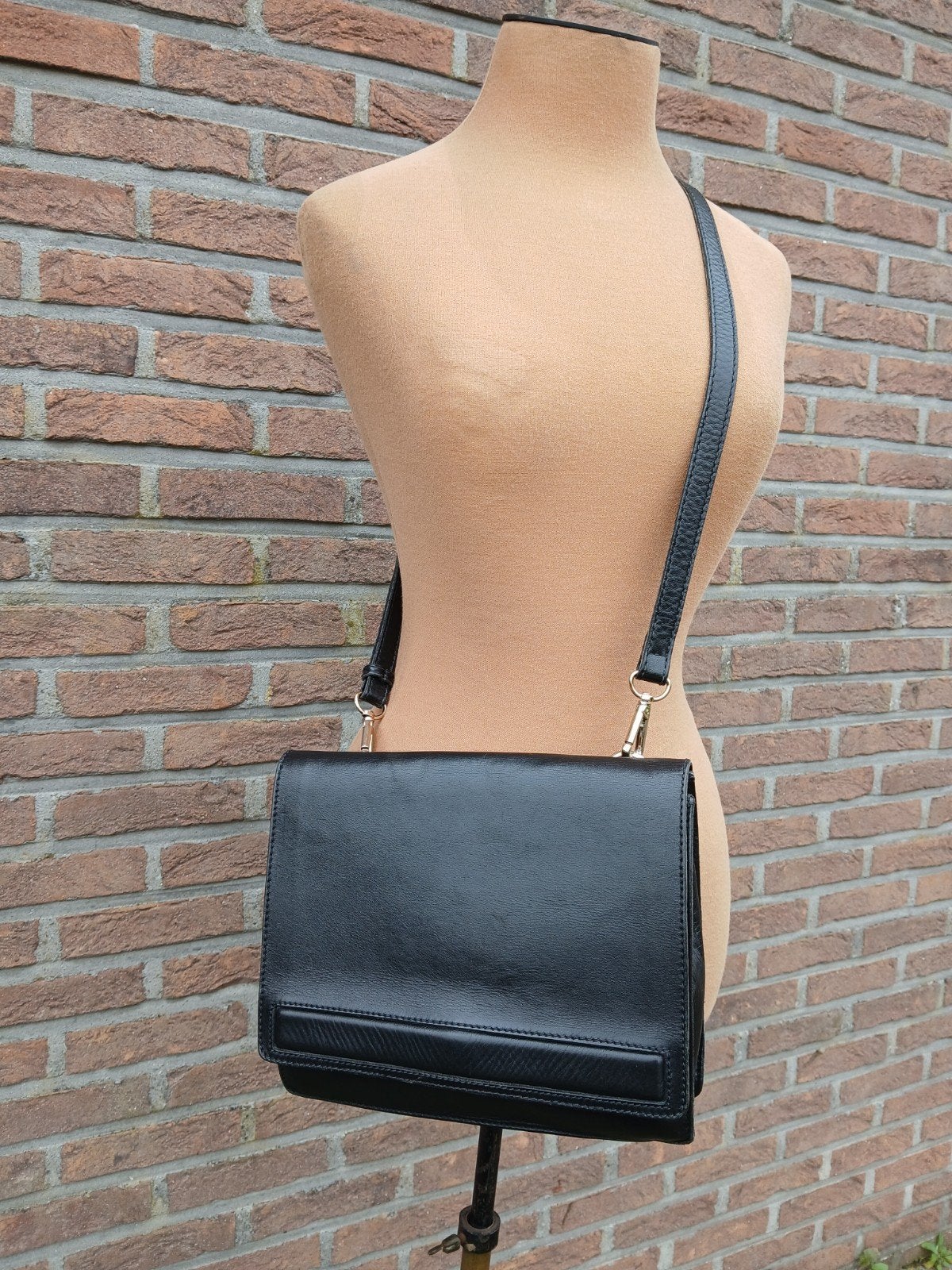 echt leder tasje, Ophalen of Verzenden, Leer