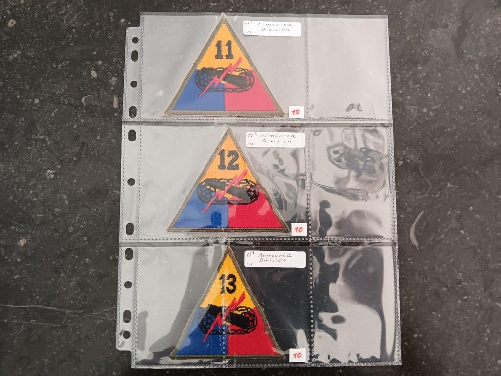 Us ww2 patches, Ophalen of Verzenden