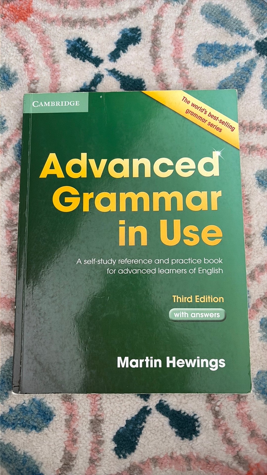 Advanced grammar in use, Enlèvement ou Envoi, Comme neuf