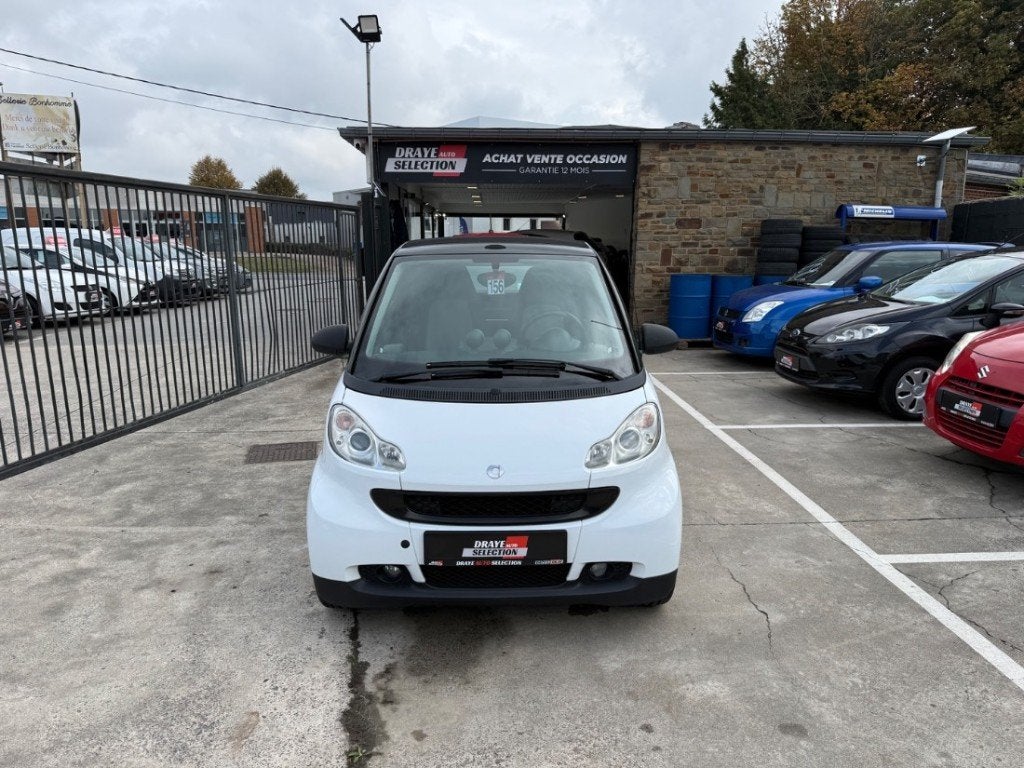 Smart Fortwo, Auto's, Testrit aan huis, Stof, Zwart, Wit