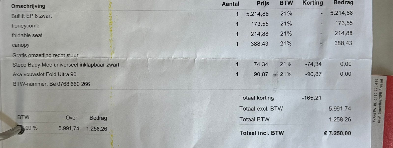 Bullit EP8 te koop, Ophalen, Zo goed als nieuw