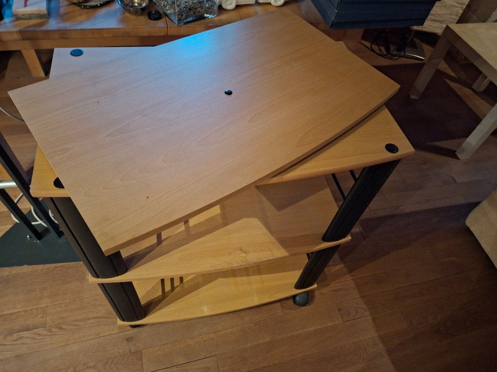 Tv meubel draaibaar, Huis en Inrichting, Ophalen, Gebruikt, Kunststof