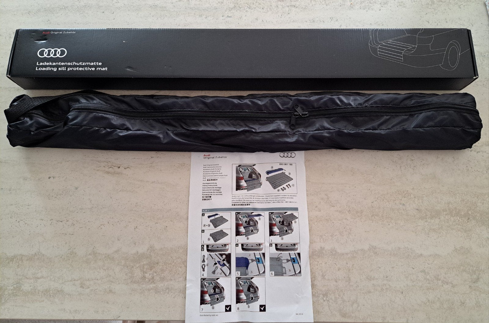 Nieuwe koffermat met bumperbescherming Audi, Auto diversen, Kofferbakmatten, Ophalen, Nieuw