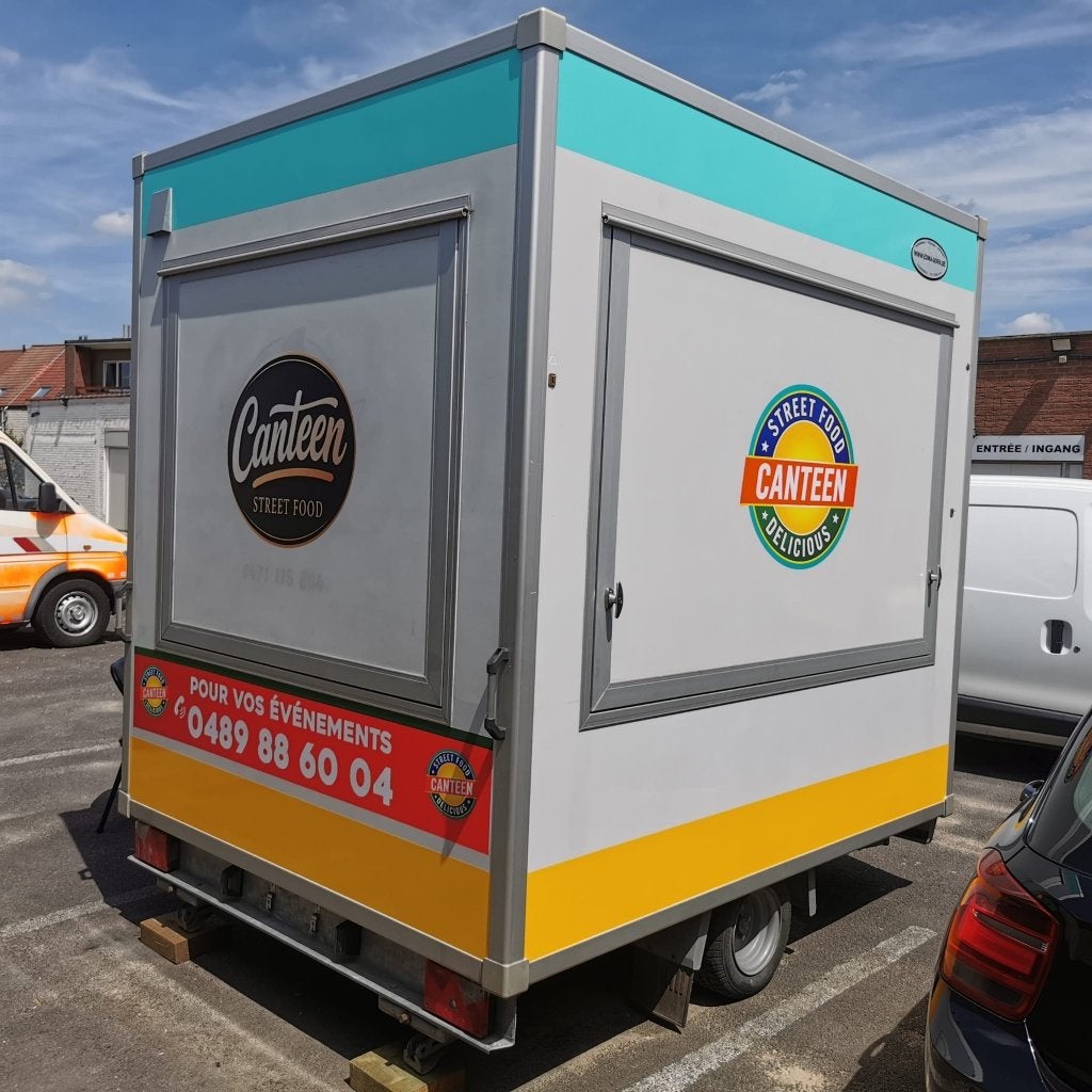 Remorque Food Truck, Autos : Divers, Remorques, Comme neuf, Enlèvement ou Envoi