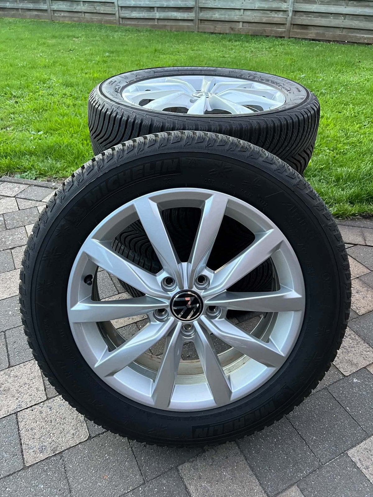 VW T-ROC WINTERSET 215/55/R17 MICHELIN, Auto-onderdelen, Ophalen, Banden en Velgen, 17 inch, Winterbanden