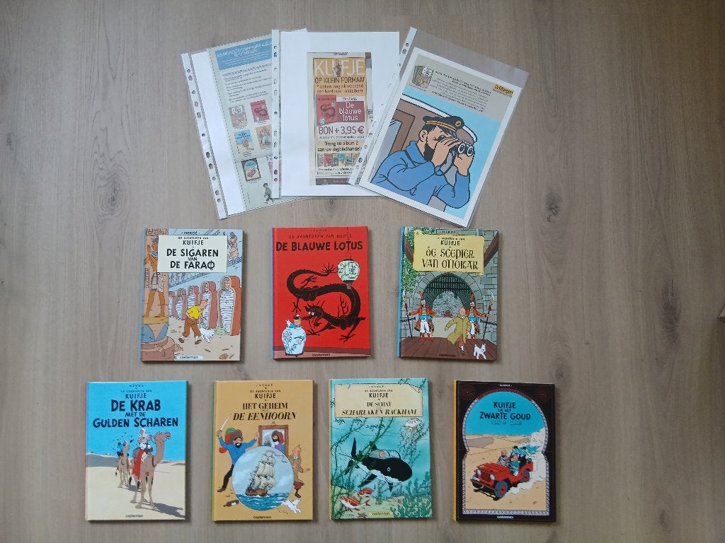 Zevendelige De Morgen reeks Kuifje A5 formaat, Boeken, Ophalen of Verzenden, Zo goed als nieuw, Hergé