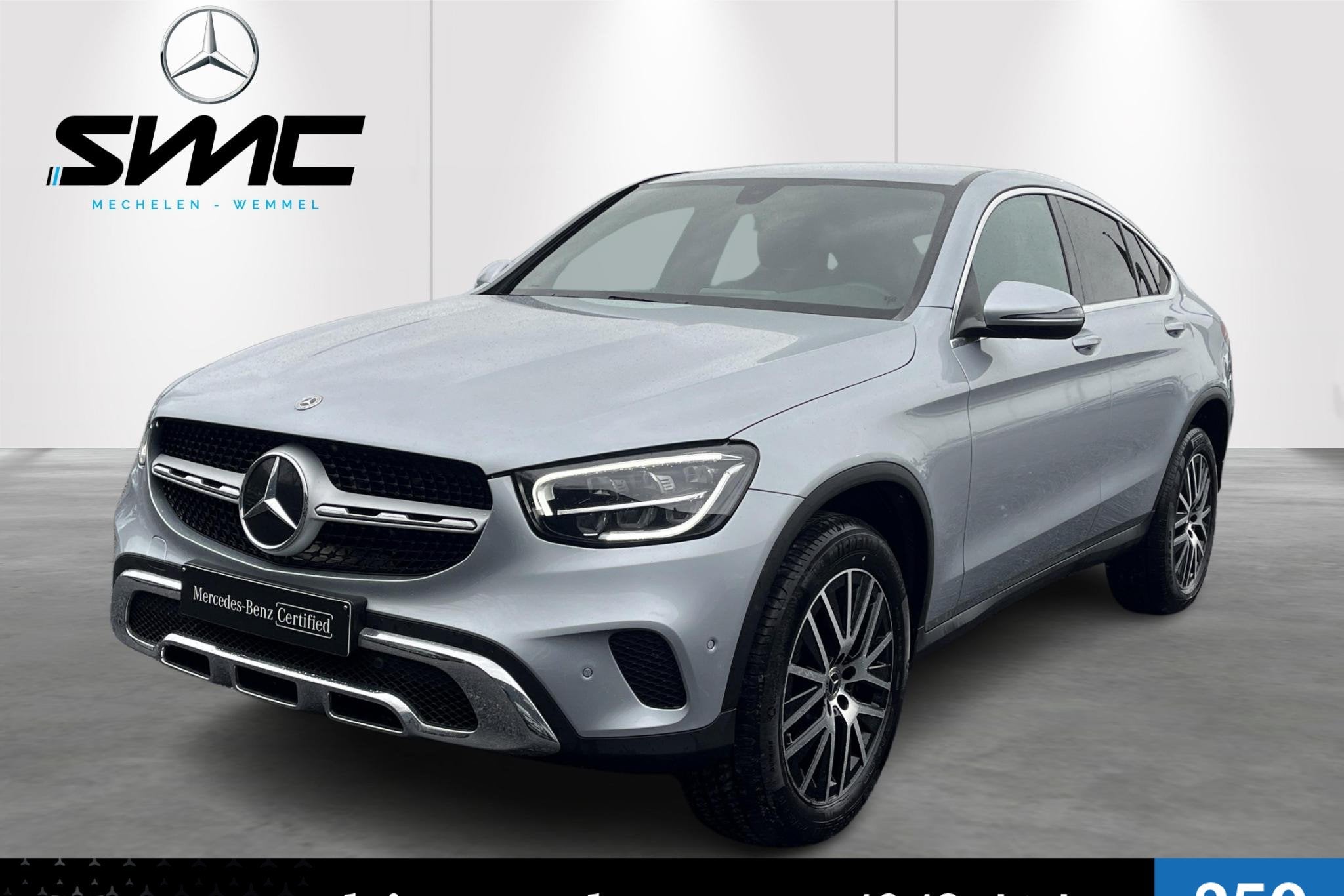 Mercedes-Benz GLC-klasse Coupé GLC 300 de 4MATIC, Automaat, Zwart, 4 cilinders, 2000 kg