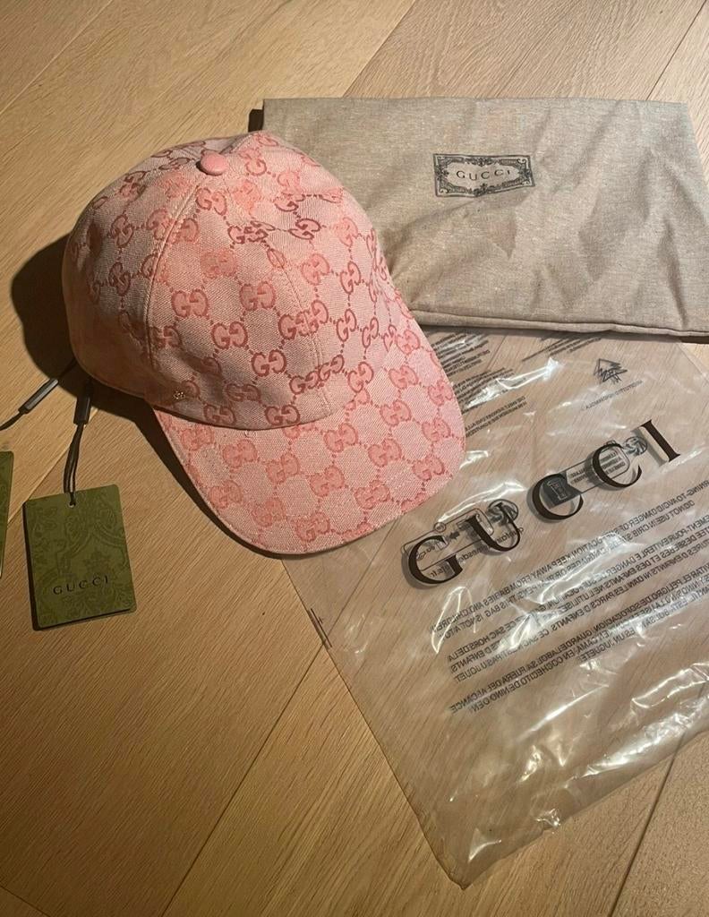 Gucci roze pet met M, Ophalen, Nieuw, Gucci, Pet