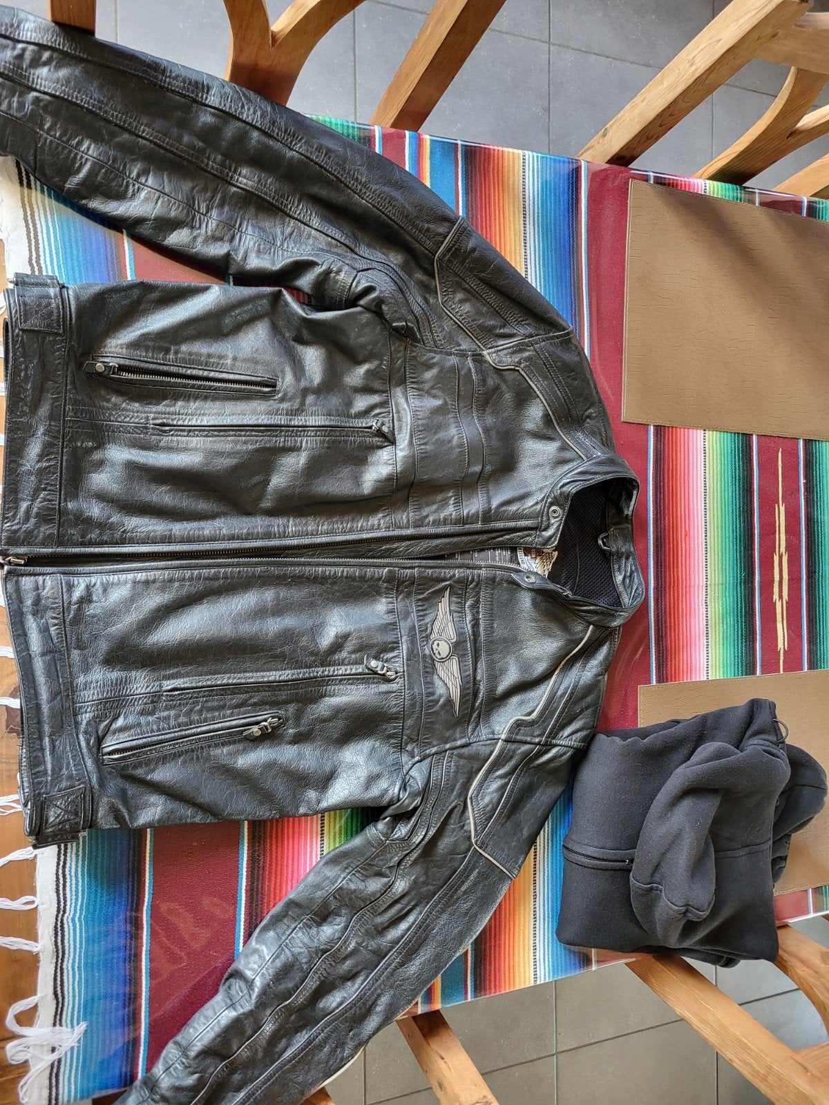 Harley Davidson lederen vest, Ophalen of Verzenden