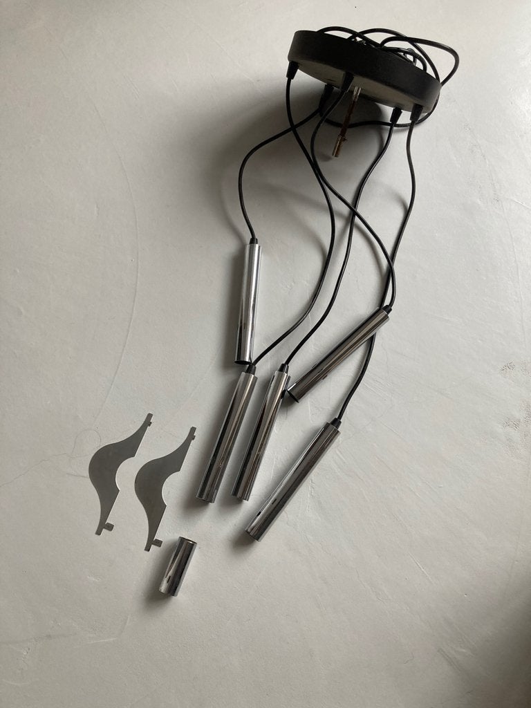 verlichtingsarmatuur vintage, Ophalen, Gebruikt, Hanglamp, Vintage