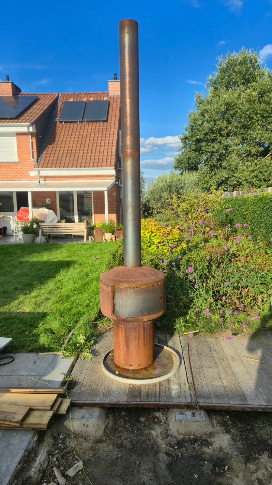 tuinhaard, Ophalen
