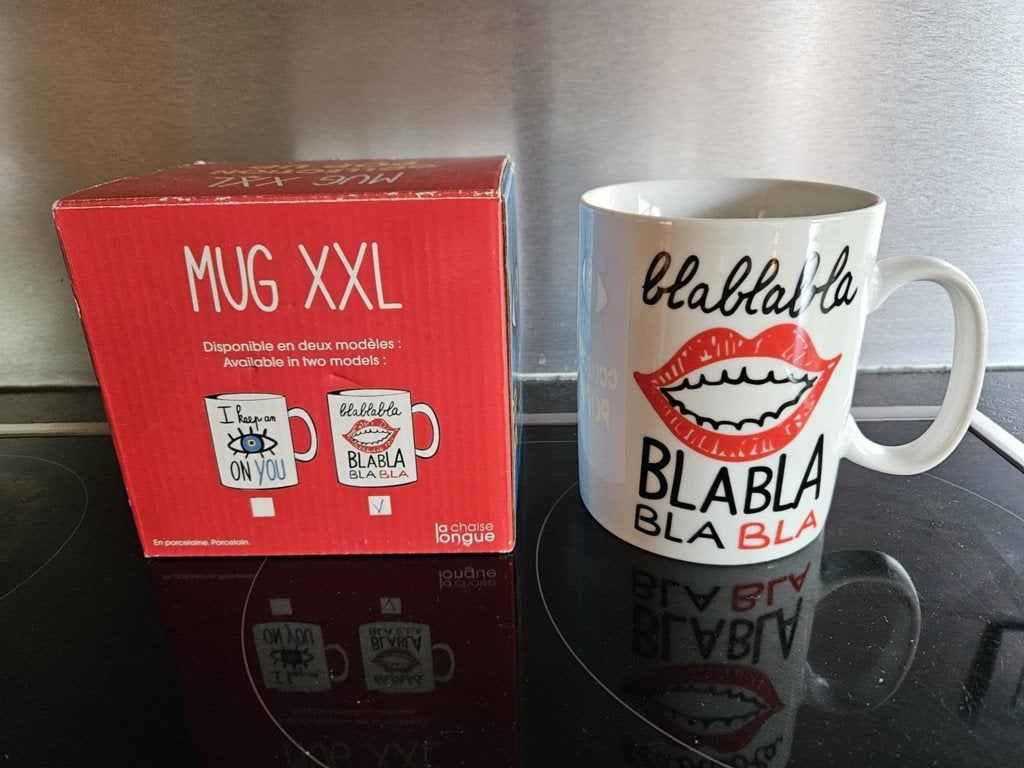 Mug XXL blablabla de La Chaise longue, Ophalen of Verzenden, Nieuw, Mok