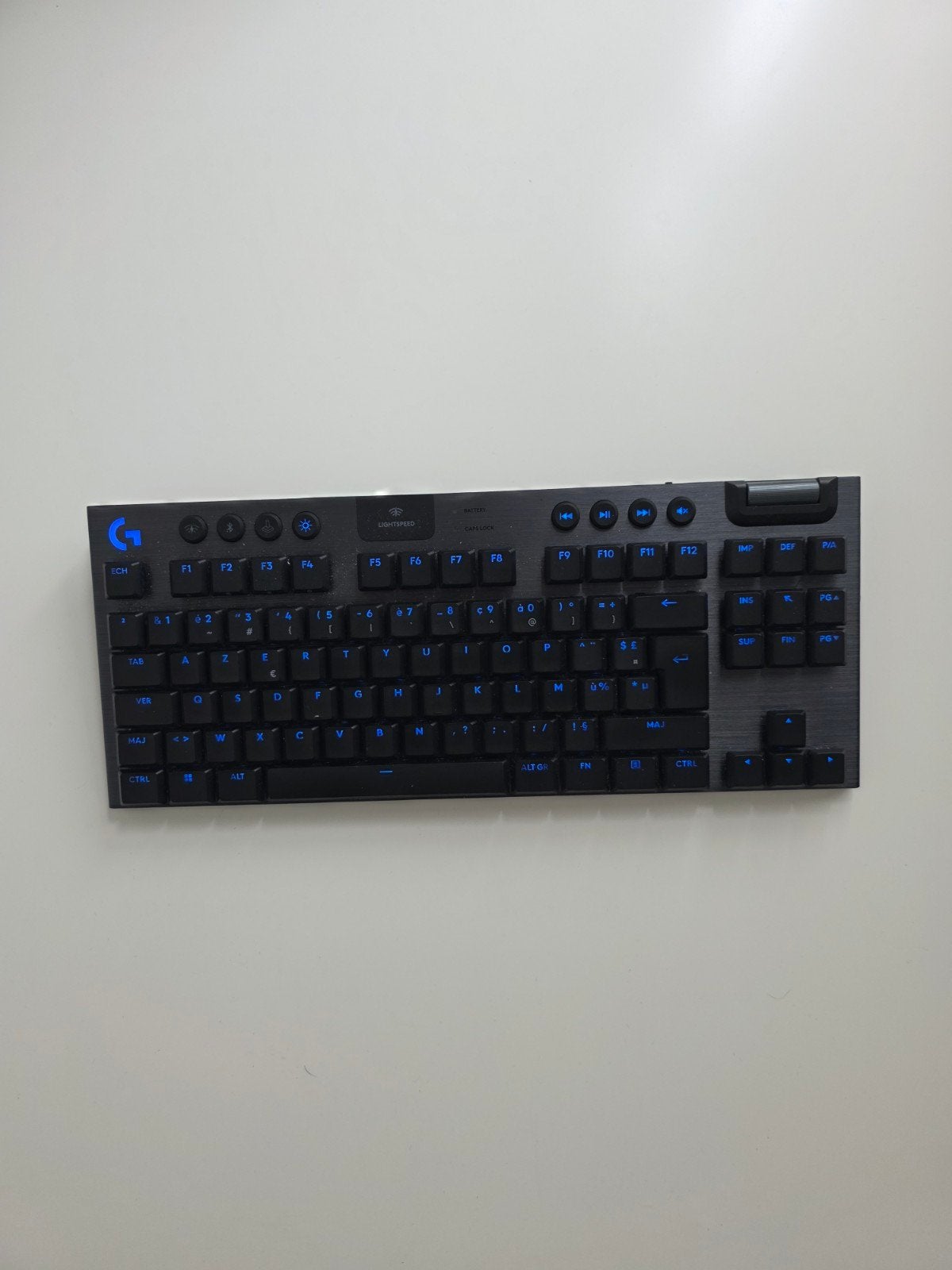 Logitech G915X TKL - Clavier Mécanique - USB C, Computers en Software, Toetsenborden, Ophalen, Logitech G, Azerty, Zo goed als nieuw