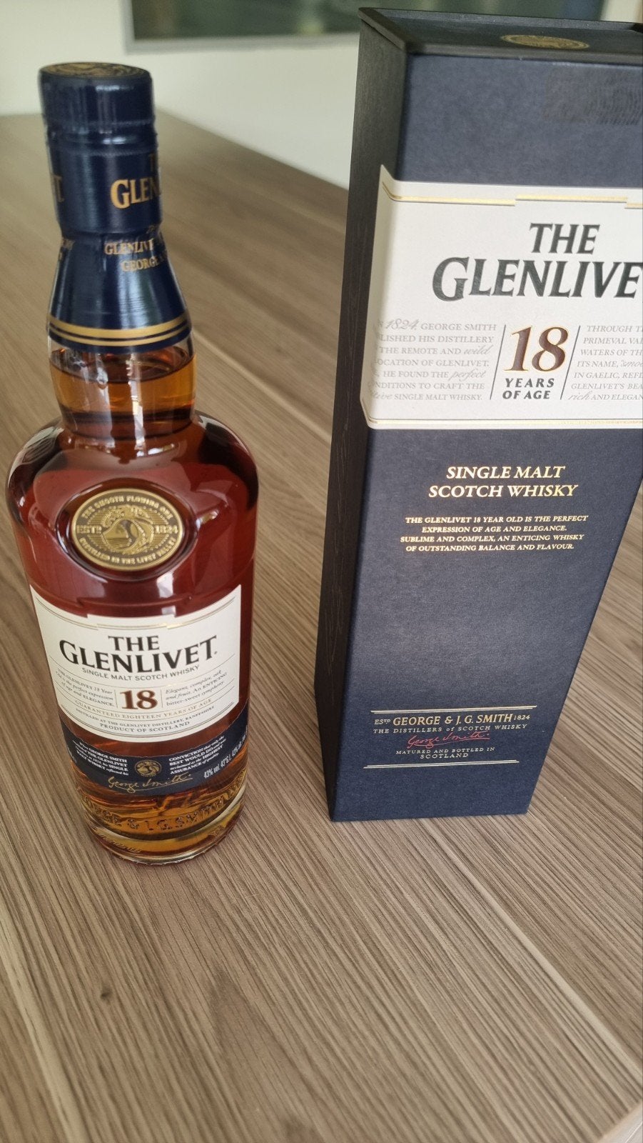 whisky Glenlivet 18 ans, Neuf, Pleine, Enlèvement, Autres types
