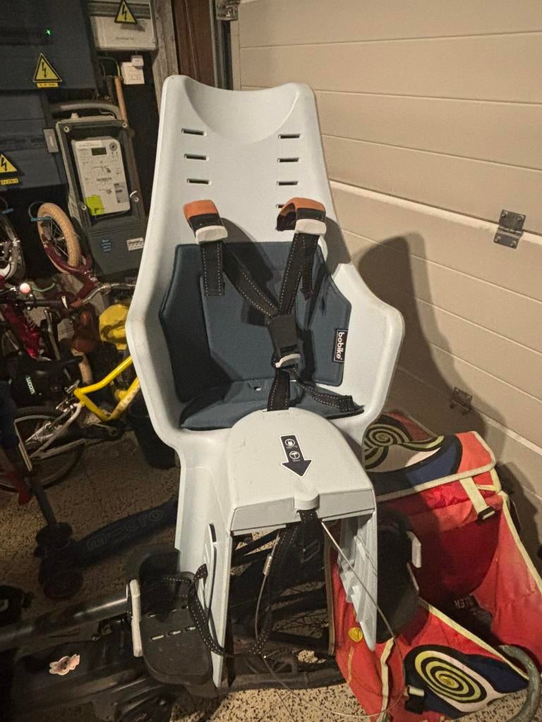 Bobike fietsstoel met beugel, Fietsen en Brommers, Fietsaccessoires | Fietsstoeltjes, Gebruikt, Ophalen