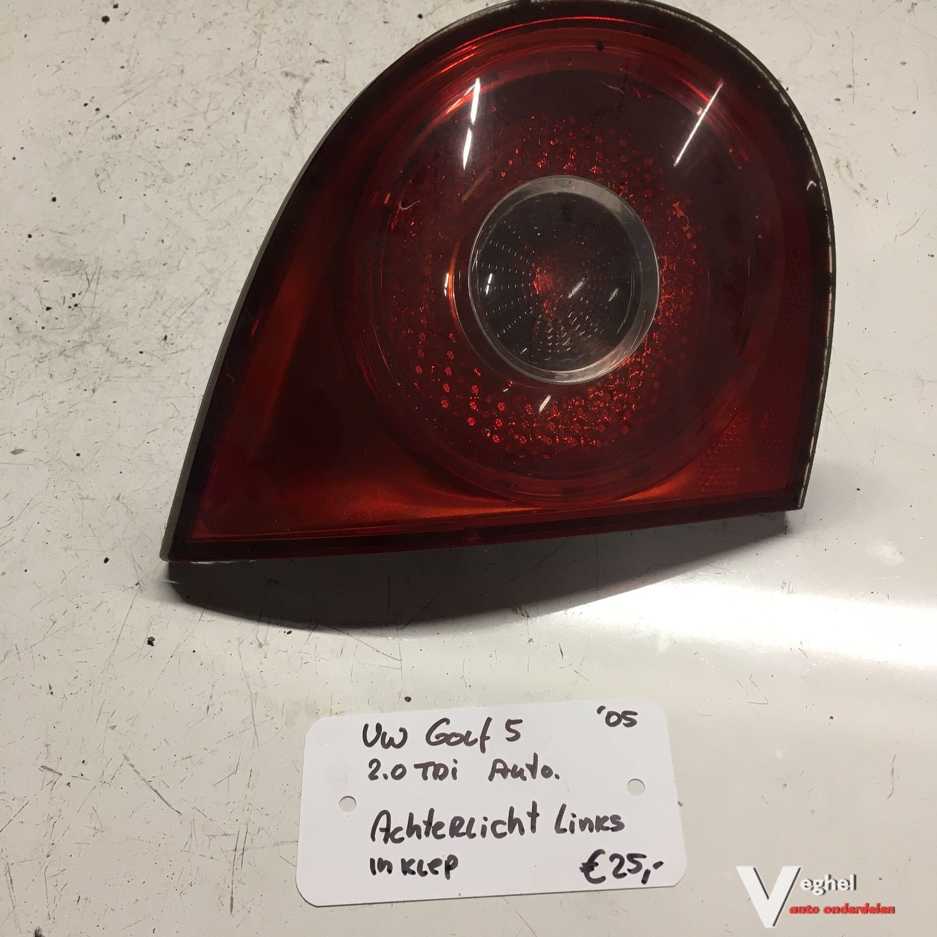 Vw Golf 5 2.0 tdi automaat  2005  Achterlicht linksachter in, -, Utilisé, -, -