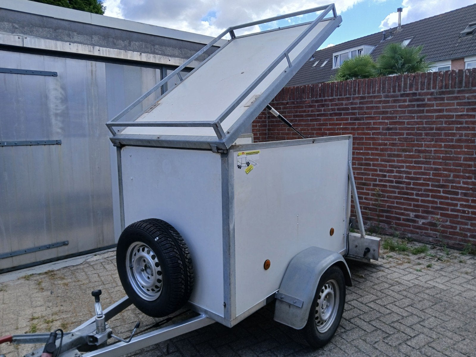 GRAND FOURGON À BAGAGES/VOITURE FERMÉE, Autos : Divers, Remorques, Enlèvement