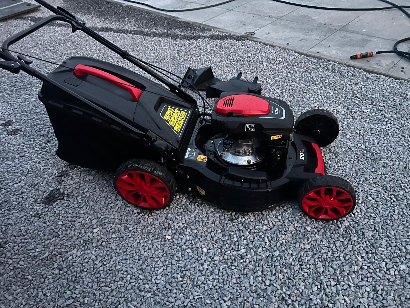 Grasmachine, Ophalen, Zo goed als nieuw