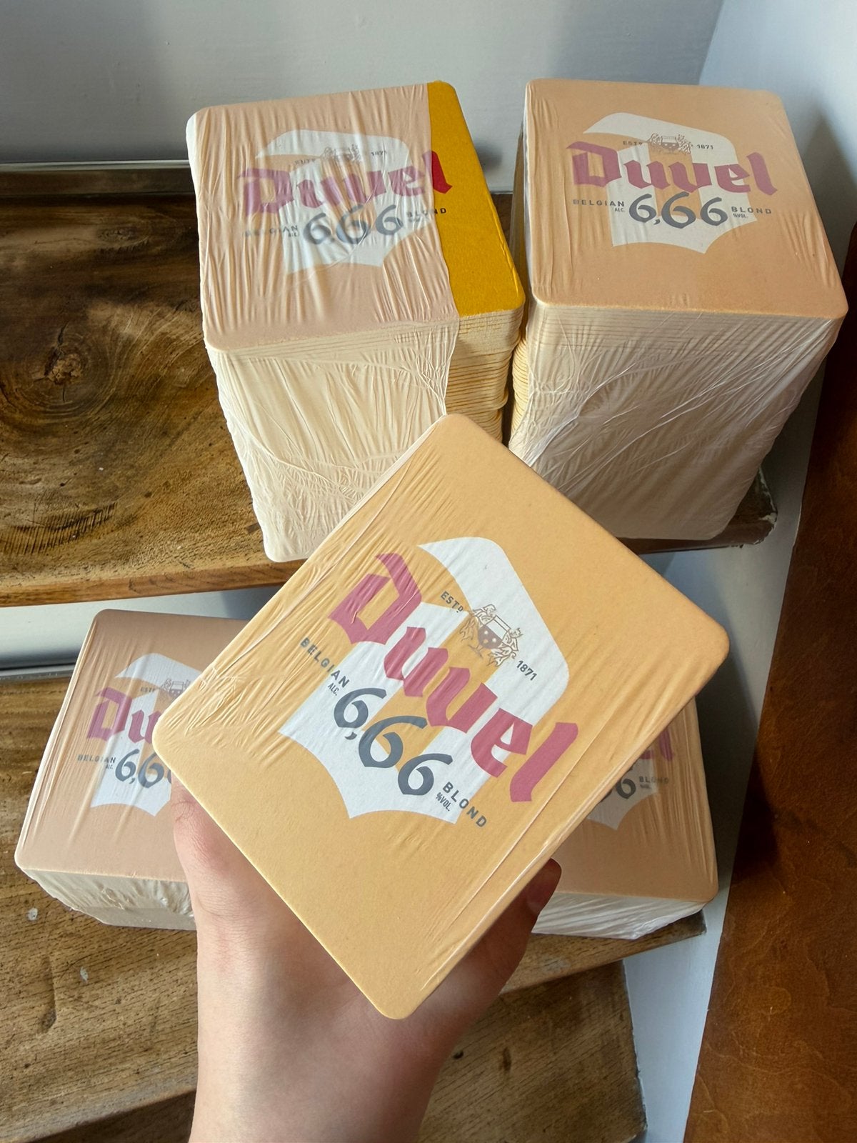 Feutre à bière blond Duvel 6.66, Enlèvement ou Envoi, Neuf, Sous-bock, Duvel