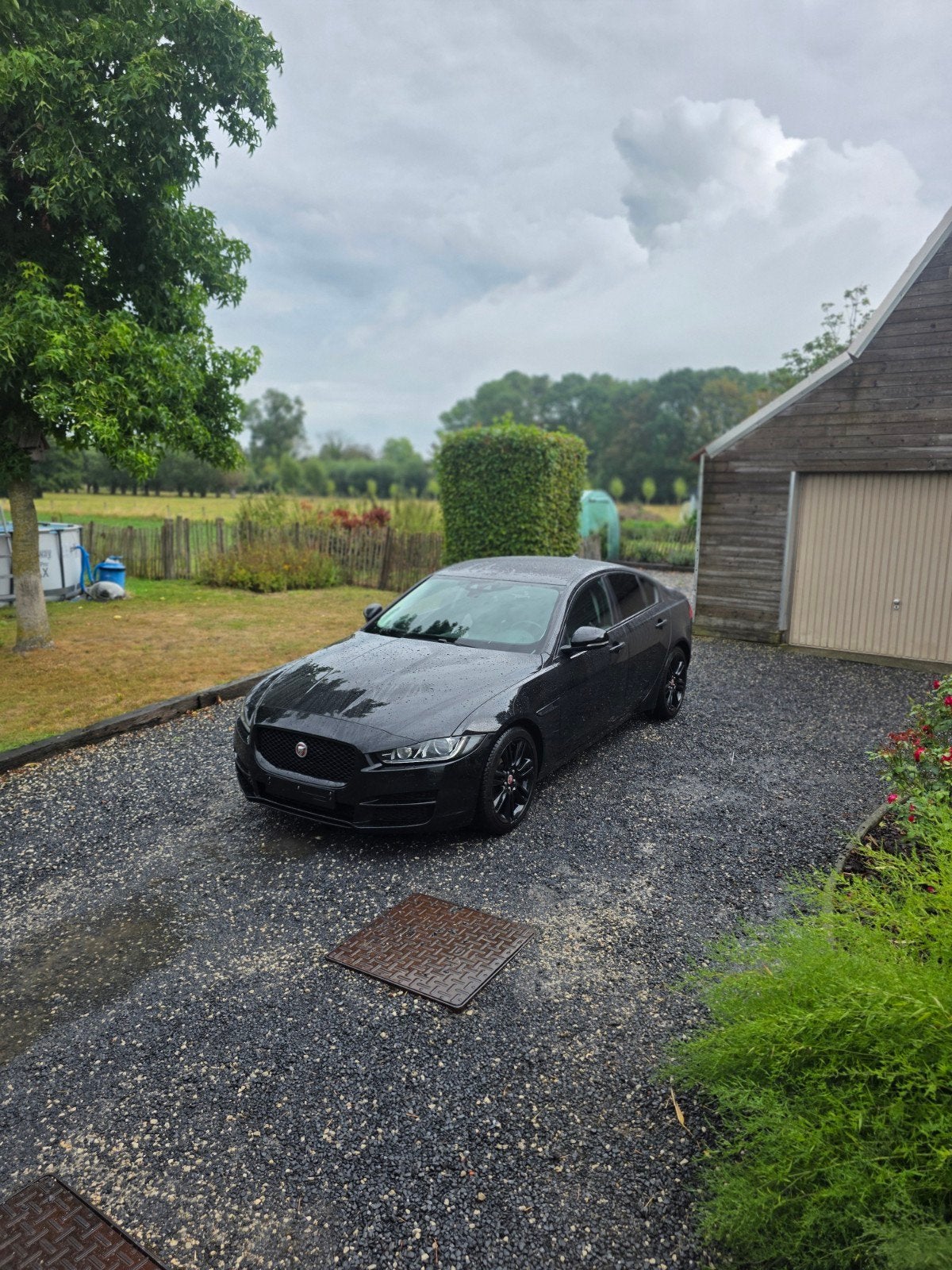 Jaguar XE Black Edition 20d, Auto's, Jaguar, Automaat, Zwart, Leder, Diesel