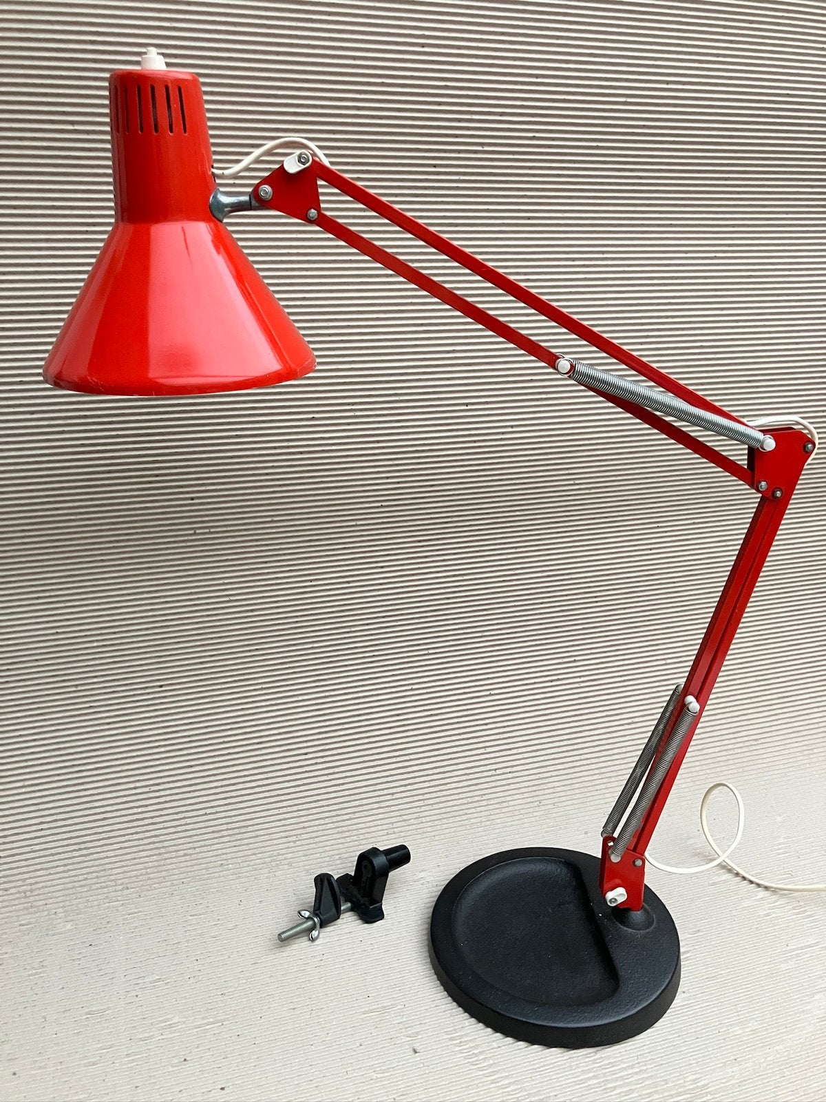Vintage architectenlamp - bureaulamp NF France, Ophalen of Verzenden, Gebruikt