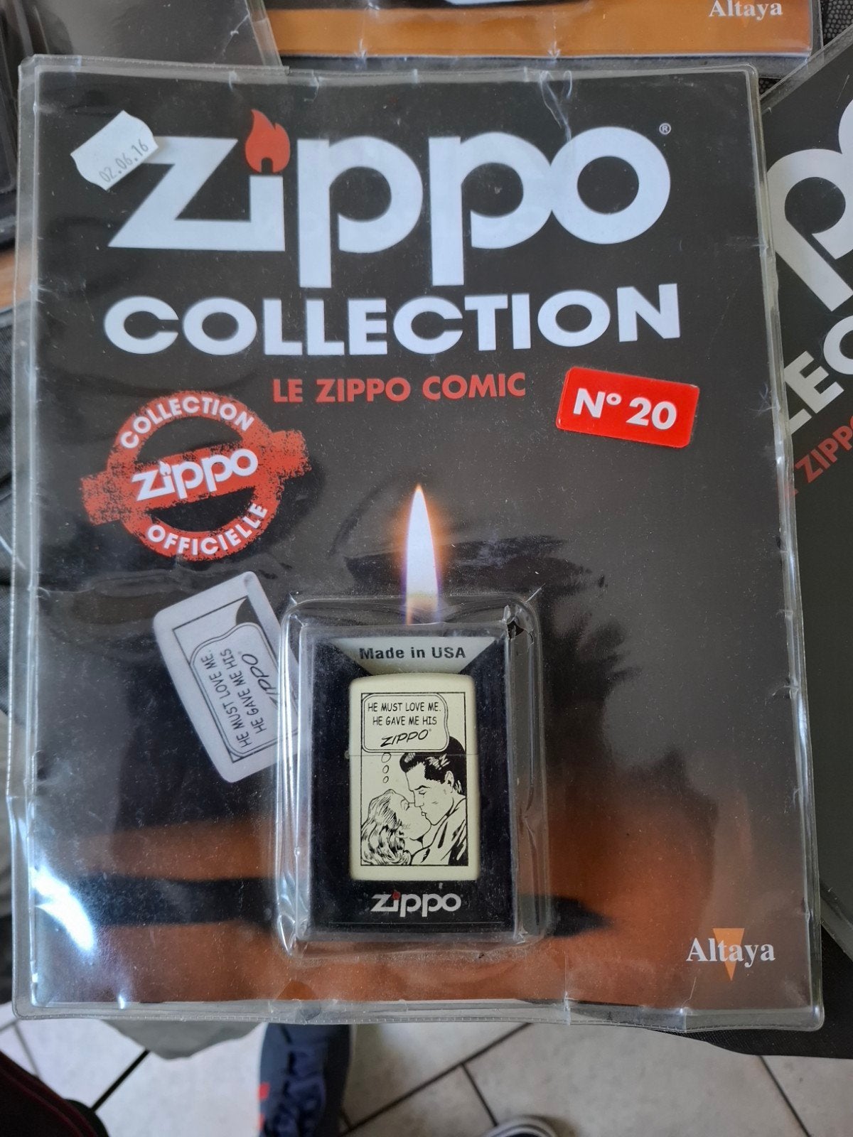 Briquet zippo comic (2015), Collections, Neuf, Briquet