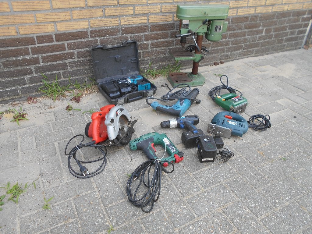 partij elektrisch handgereedschap, Ophalen, Gebruikt