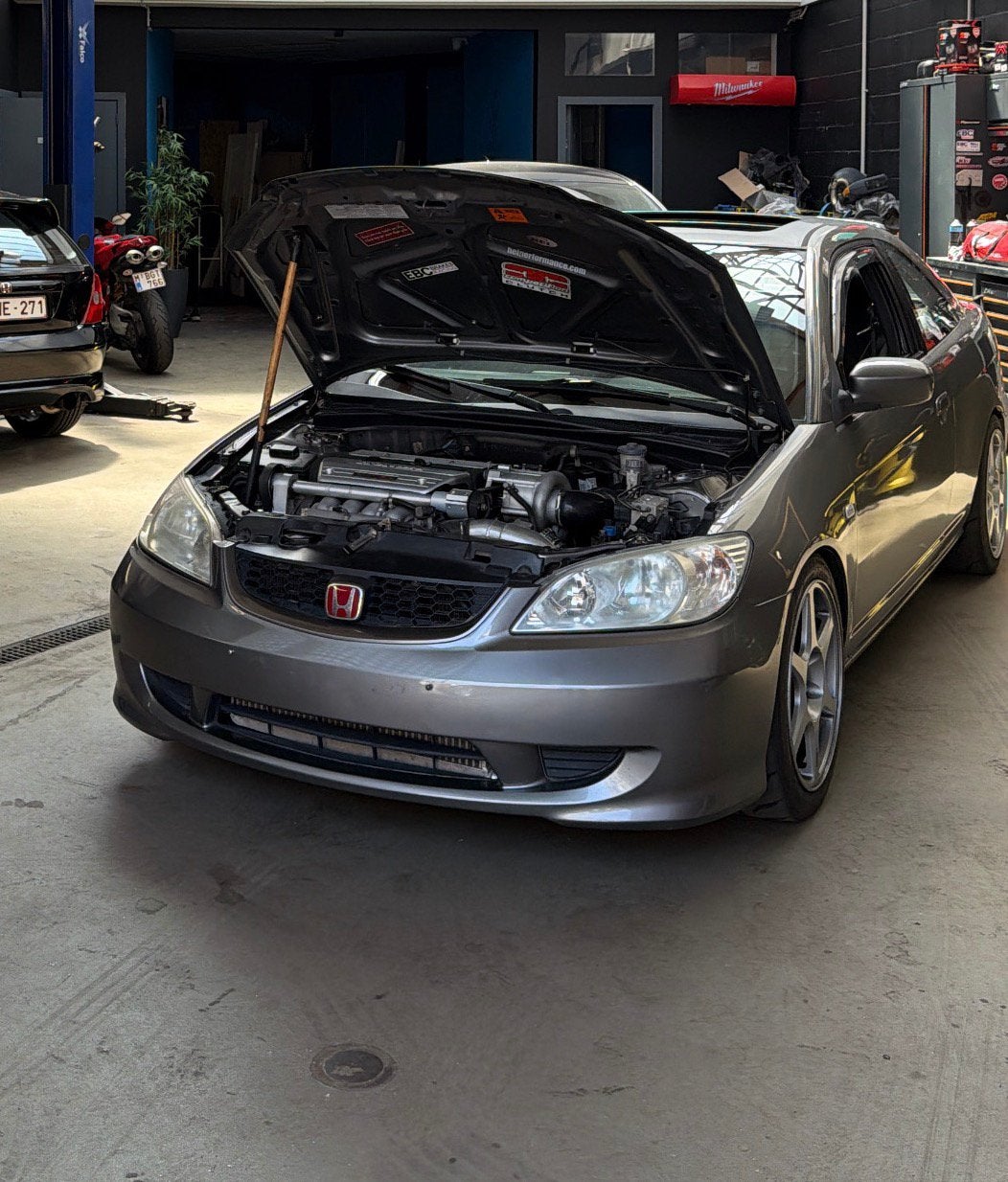 Honda Civic em2 k20 Rotrex, Argent ou Gris, Achat, Boîte manuelle, 2 portes