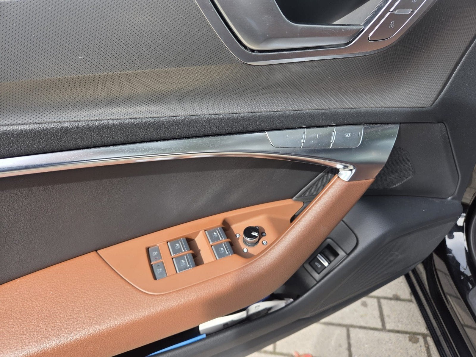 A6 AVANT 40TDI 2.0 204pk full full headup camera pano acc, Auto's, Dealer onderhouden, Euro 6, 4 cilinders, Zwart