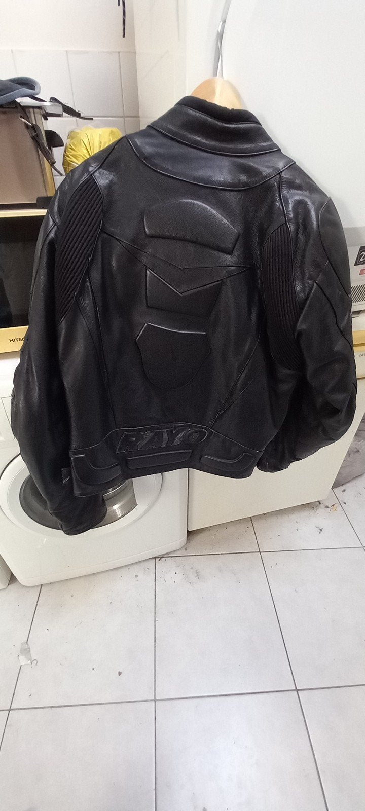 Rayo racing motorjas met bescherming, Kleding | Heren, Jassen | Winter, Ophalen, Zwart, Overige maten, Zo goed als nieuw