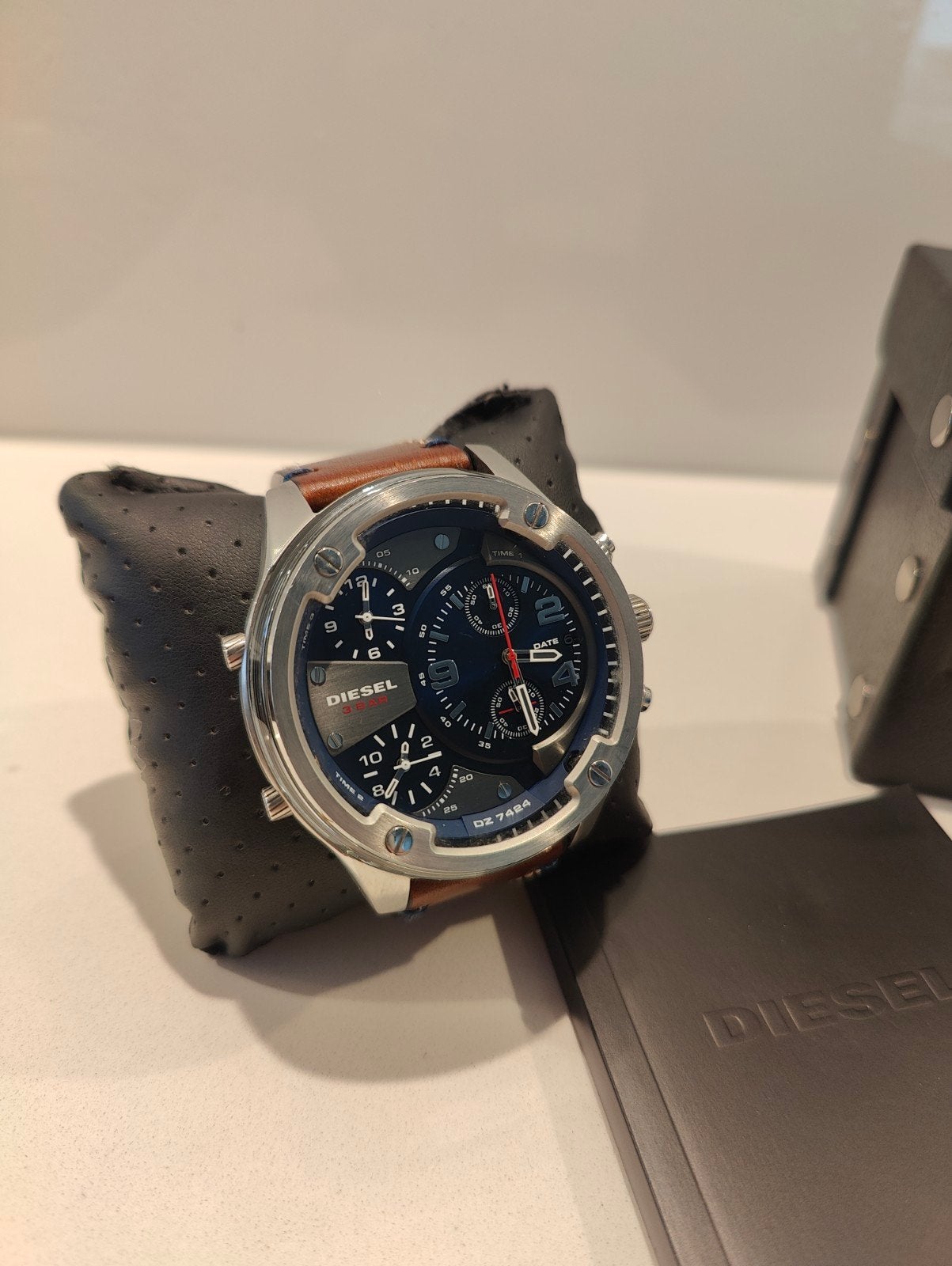 Diesel horloge, Handtassen en Accessoires, Overige merken, Polshorloge, Ophalen of Verzenden, Leer