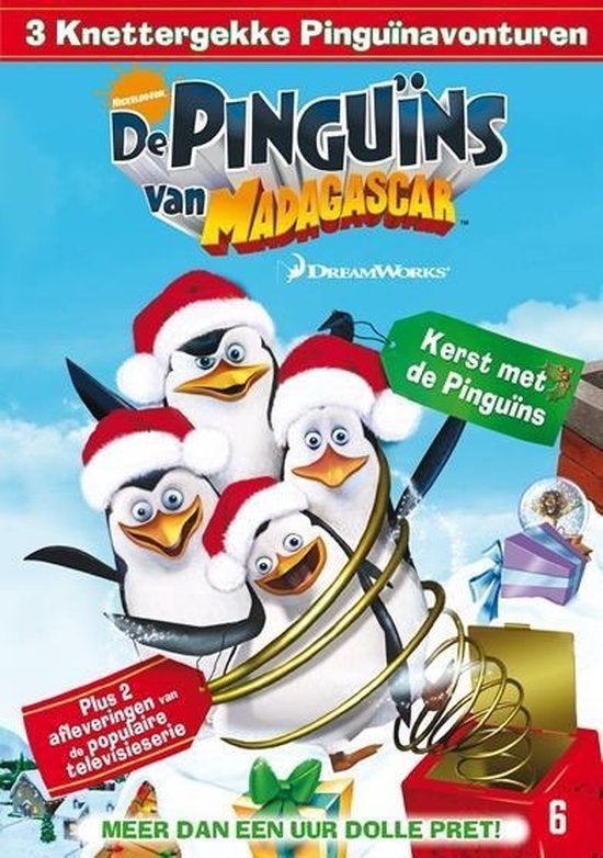 Dvd - De Pinguïns Van Madagascar - Kerst Met De Pinguïns, Ophalen of Verzenden, Serie