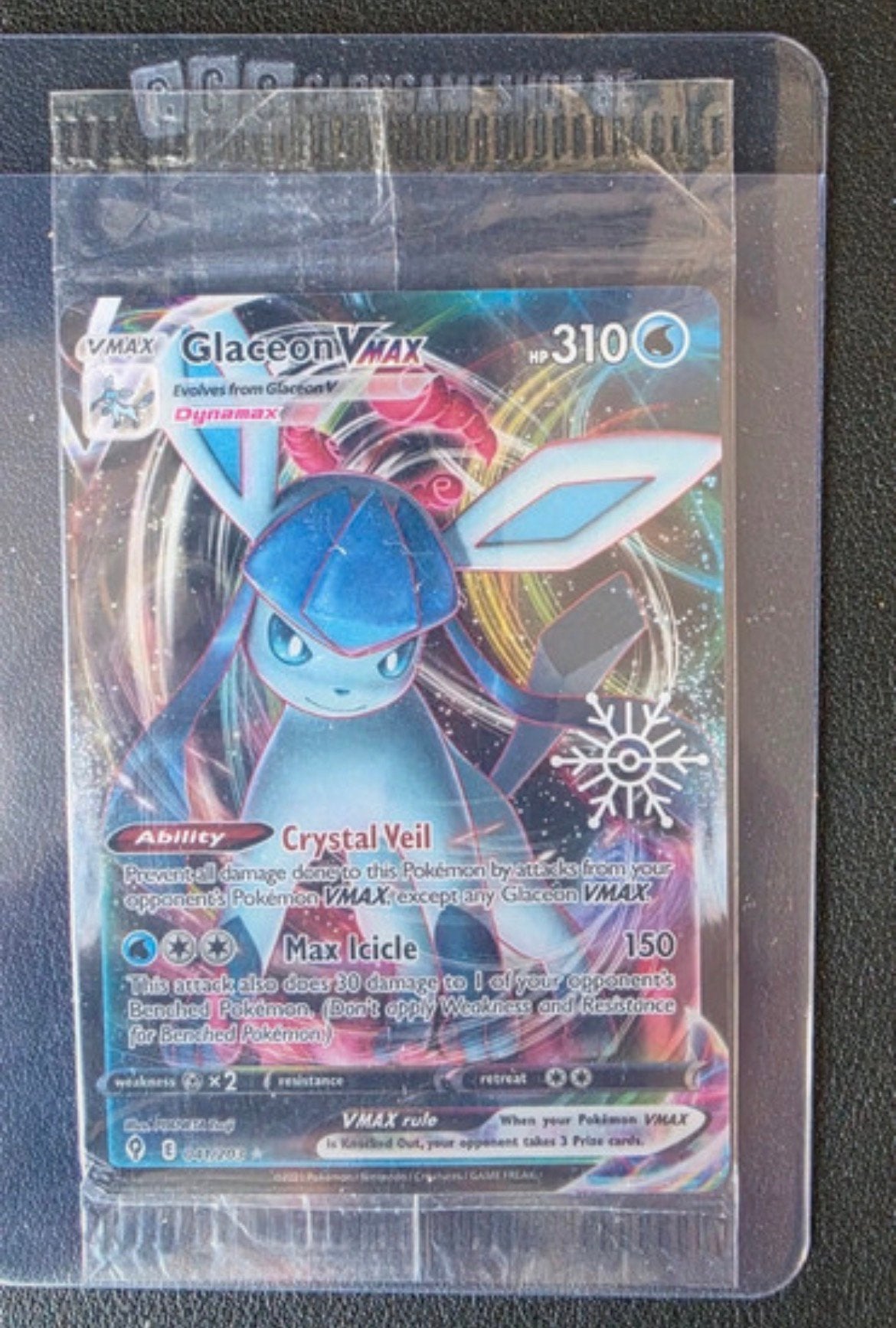 Carte Pokémon - Glaceon Vmax - Promo, Enlèvement ou Envoi, Neuf, Cartes en vrac